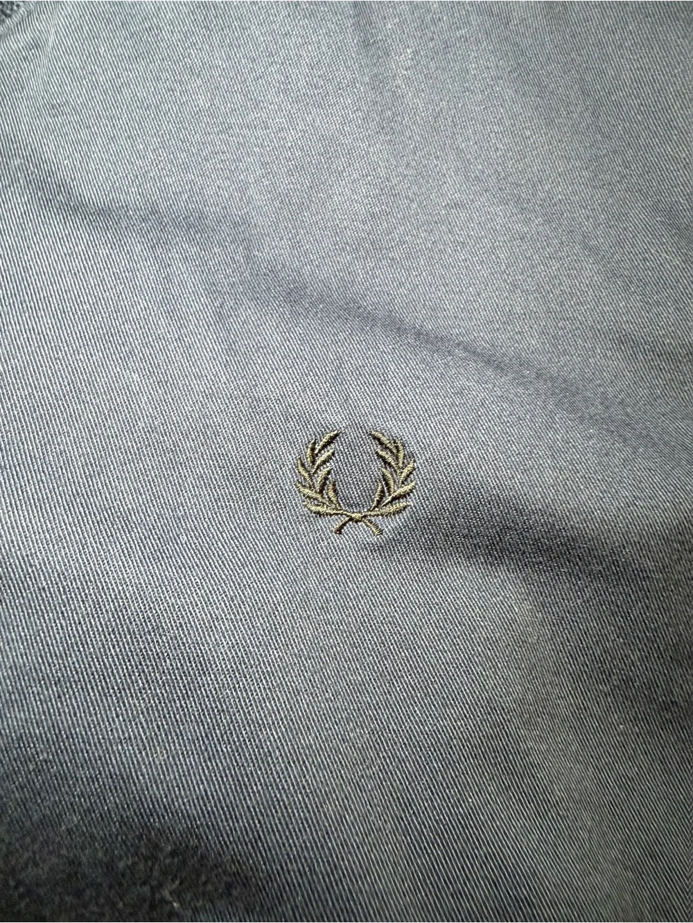 Fred Perry 100% Cotton Full Zip Bomber Jacket